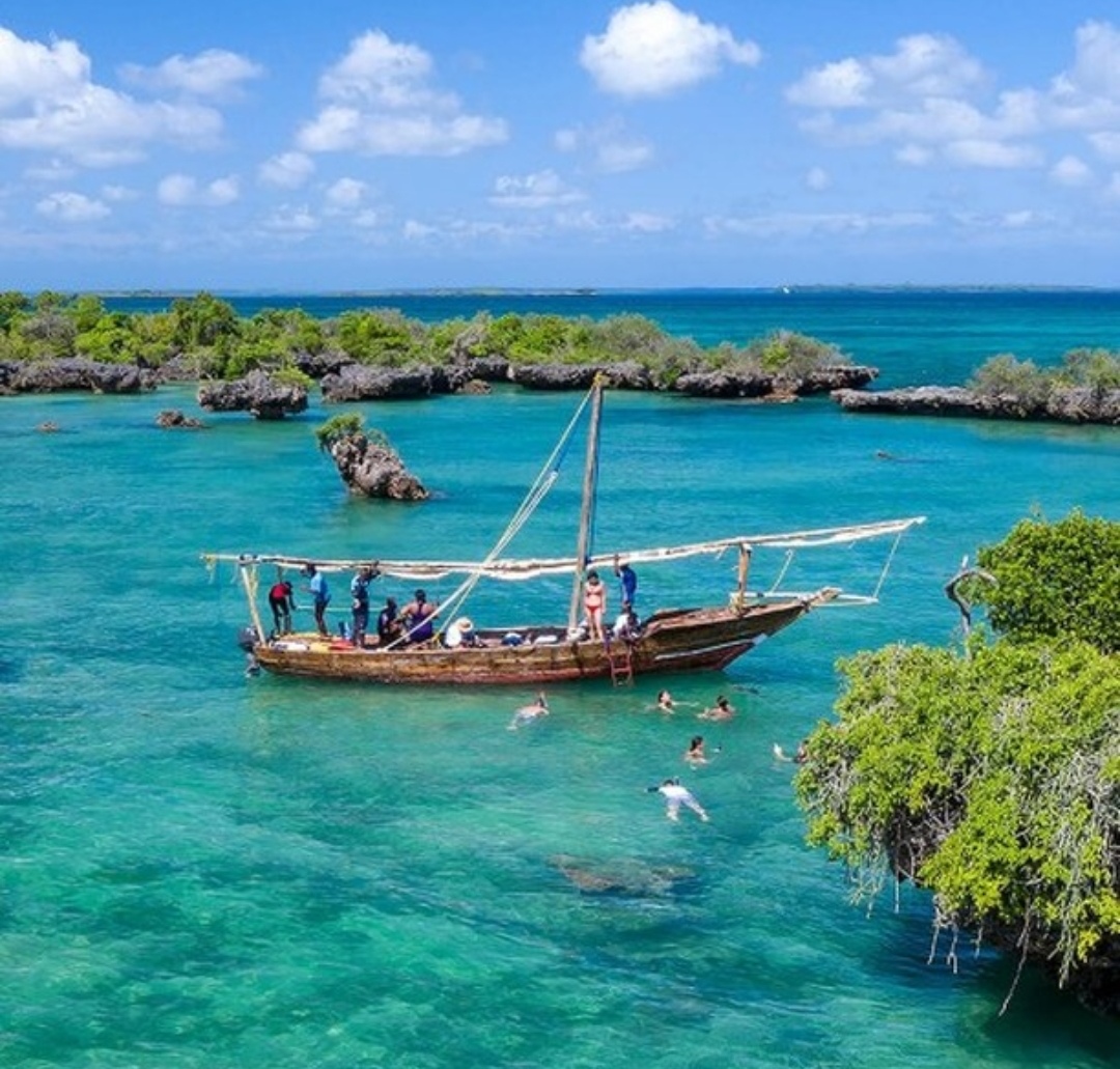 Blue Safari Boat