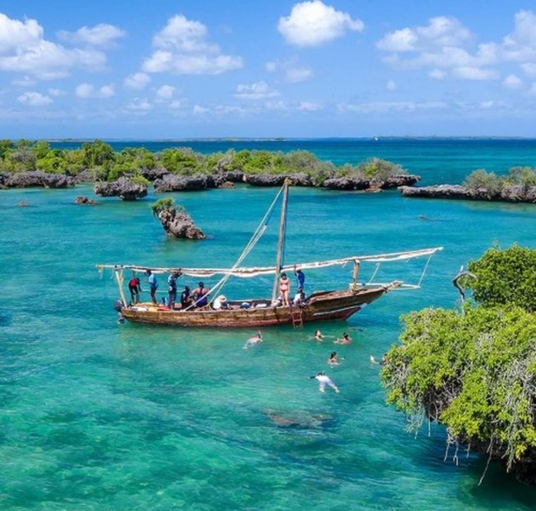 Blue Safari Boat
