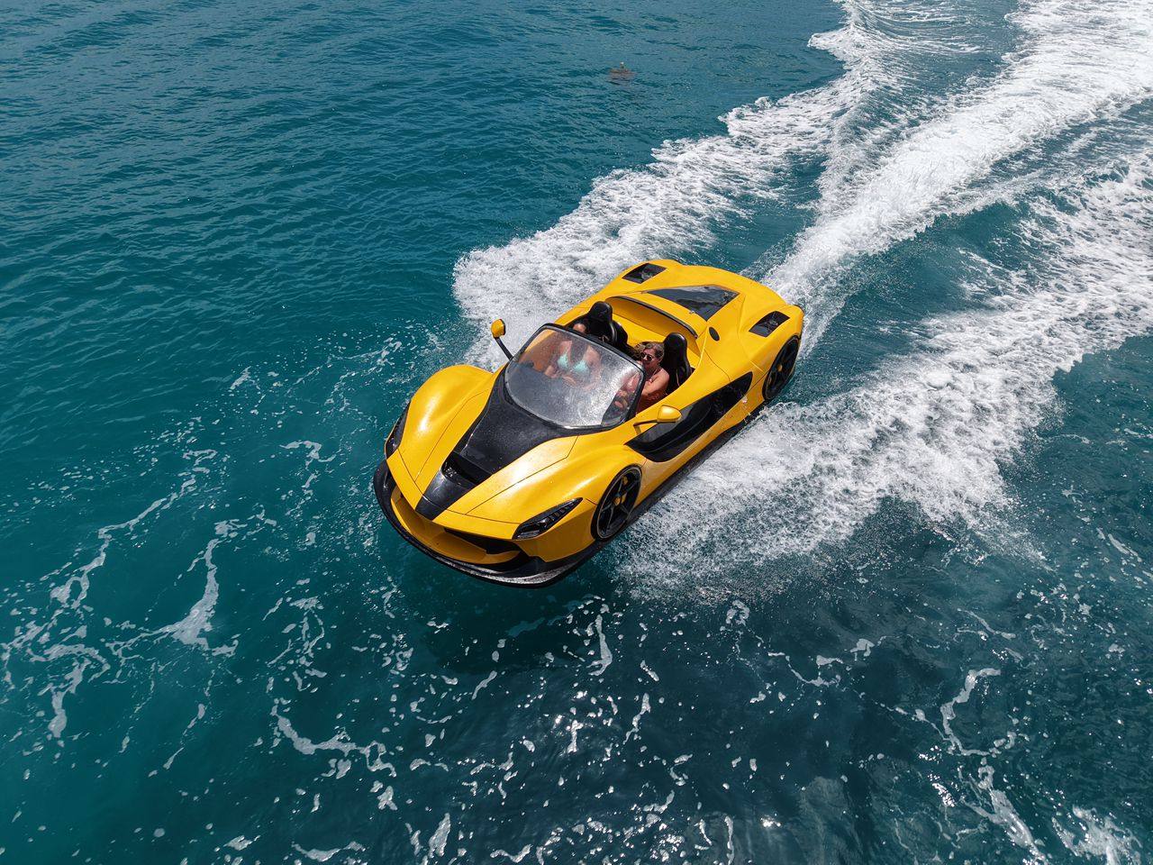 Jet Car speeding